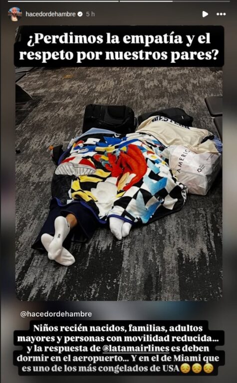 hacedor de hambre denuncia latam