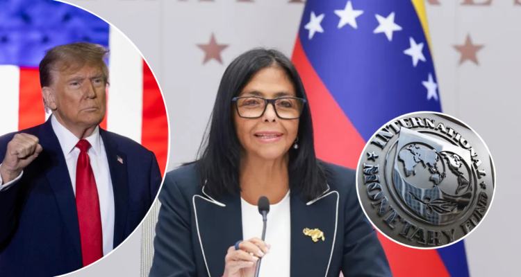 Venezuela regresa al FMI y Delcy Rodríguez agradece al gobierno de Trump