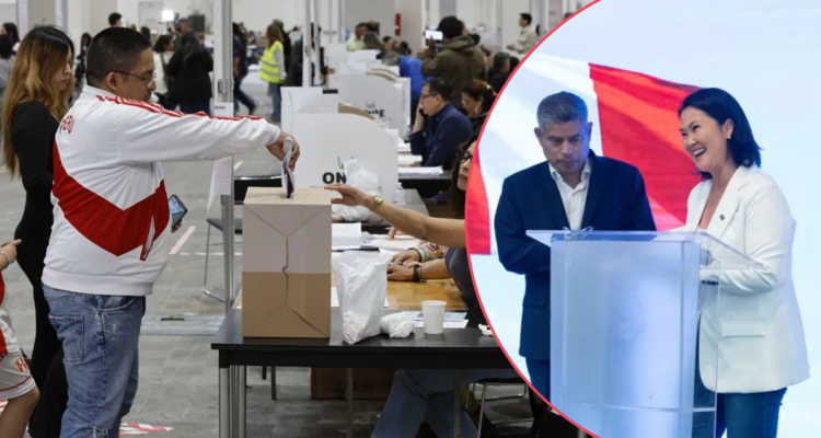 Con Keiko Fujimori liderando papeletas: cierran mesas y concluyen elecciones presidenciales en Perú