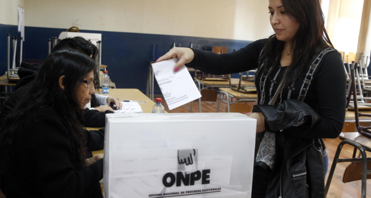 Elecciones presidenciales en Perú.