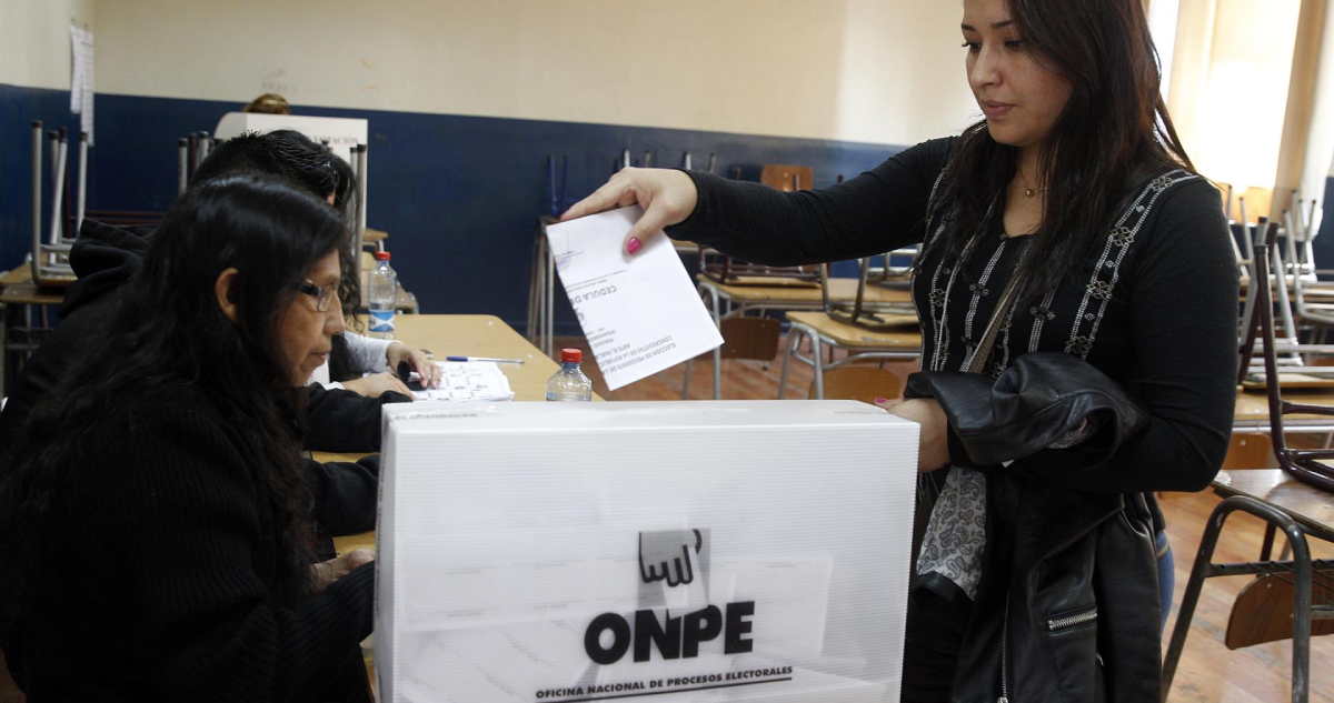 Elecciones presidenciales en Perú.