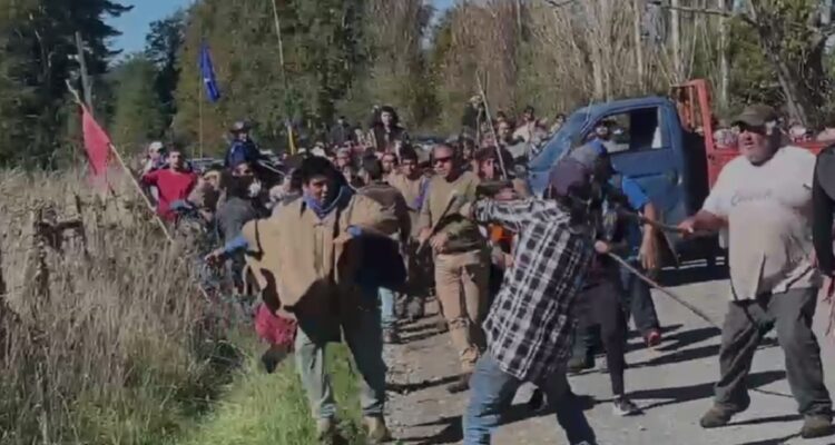 Enfrentamiento en cortejo fúnebre de machi