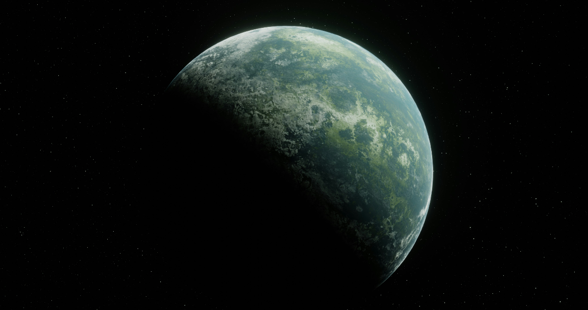Imagen de un exoplaneta para ilustrar nota sobre la bacteria del desierto de Atacama