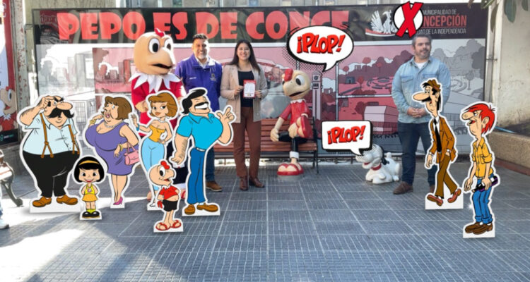 Estudiantes penquistas crean experiencia interactiva de realidad aumentada con personajes de Condorito
