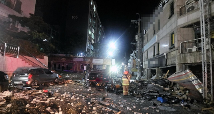 Explosión por fuga de gas en restaurante de Corea del Sur dejó 15 heridos y graves daños