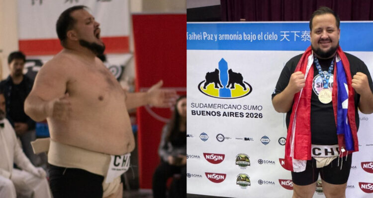 Felipe Castro en Sudamericano de Sumo