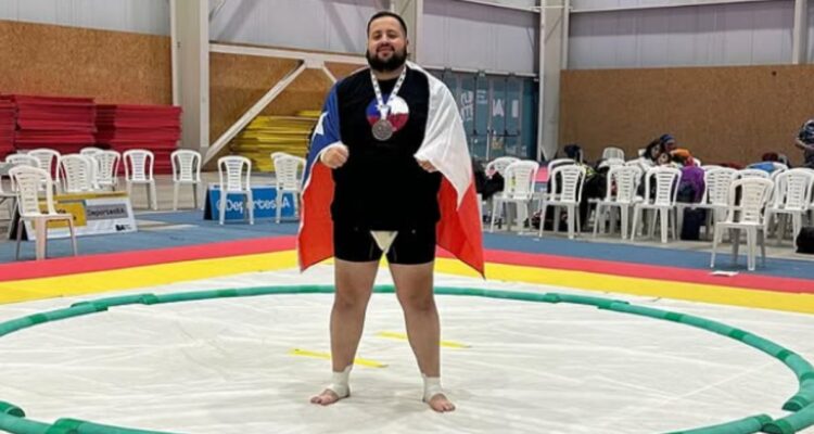 Felipe Castro lidera delegación chilena y va por el oro en el Sudamericano de Sumo de Buenos Aires