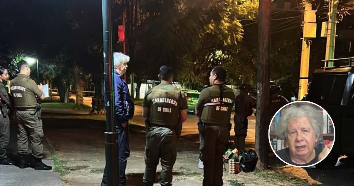 Investigan instalación de bomba simulada en el exterior de la casa de Fernando Villegas en Ñuñoa
