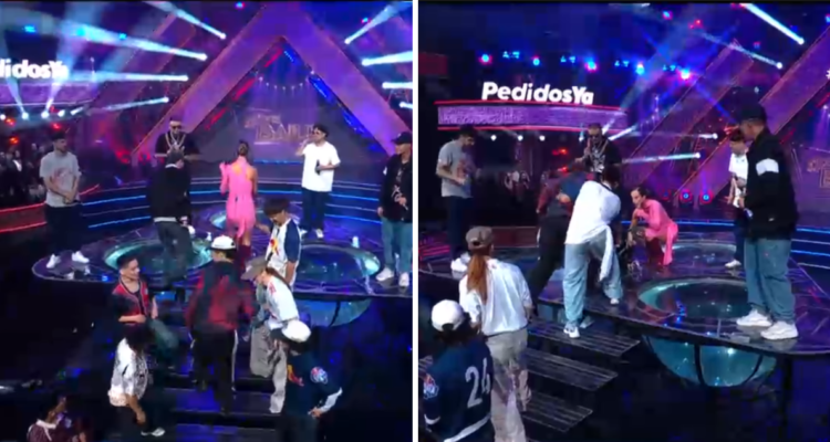 Capturas de caída de “El Menor” en piscinas de aquadance de Fiebre de Baile