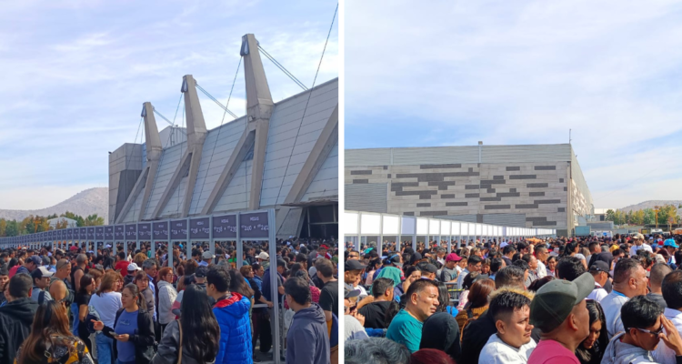 Caos por elecciones de Perú: se registran filas kilométricas en local de sufragio en Chile