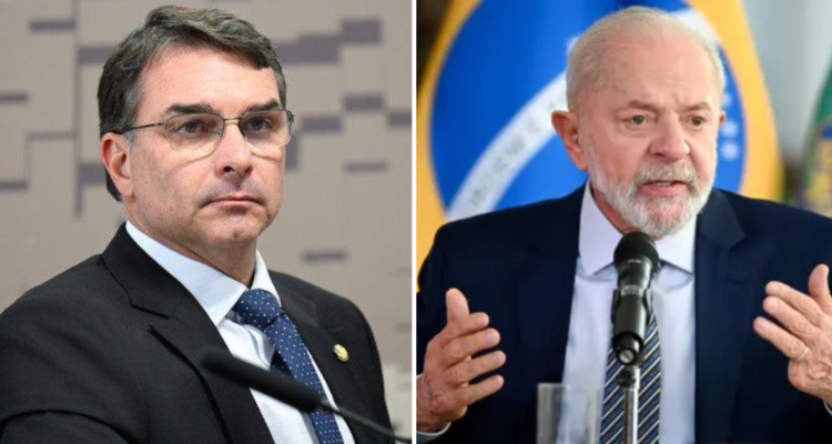 Flávio Bolsonaro y Lula