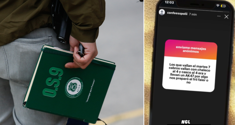 Formalizan a estudiante que amenazó con tiroteo en liceo de Villarrica usando AK-47 en Instagram