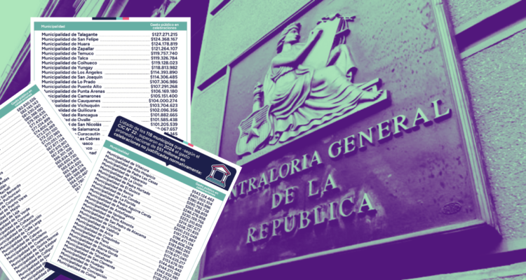 Contraloría difunde listado completo de municipios con gasto superior al promedio en celebraciones