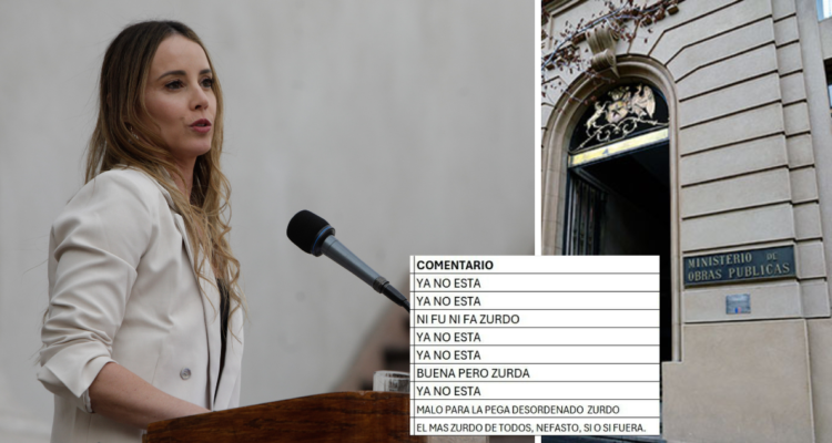 Gobierno condena planilla que califica a funcionarios del MOP de zurdos: “No es la forma”