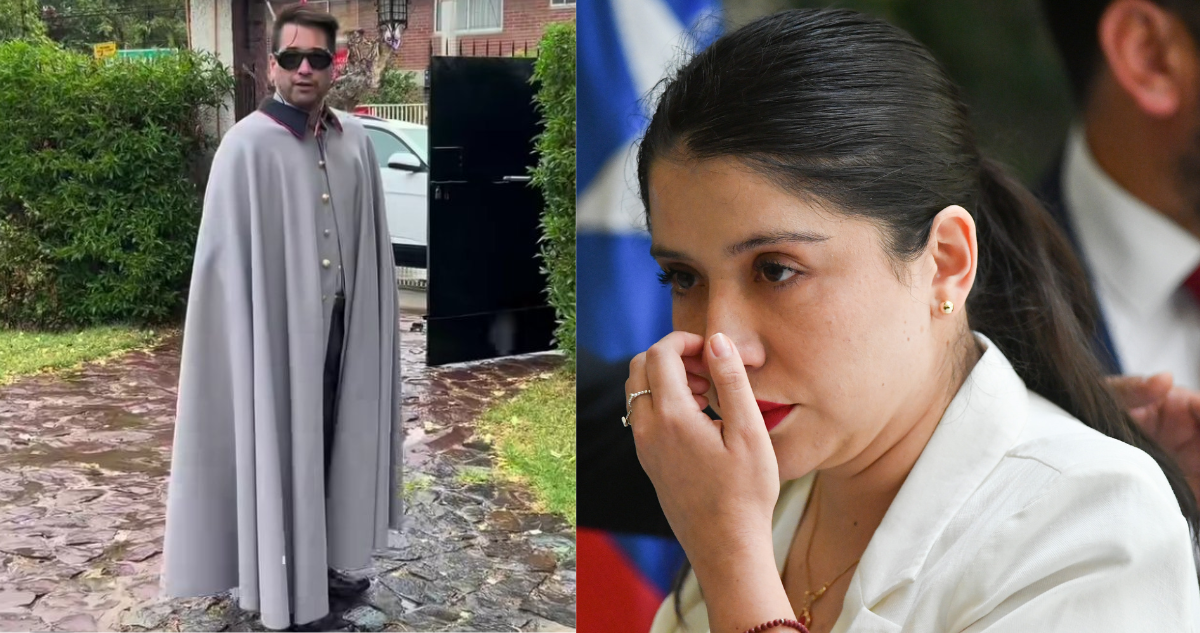 Olivares y su hilarante respuesta por capa que “alude” a Pinochet: “Si quiero vengo de Barney”