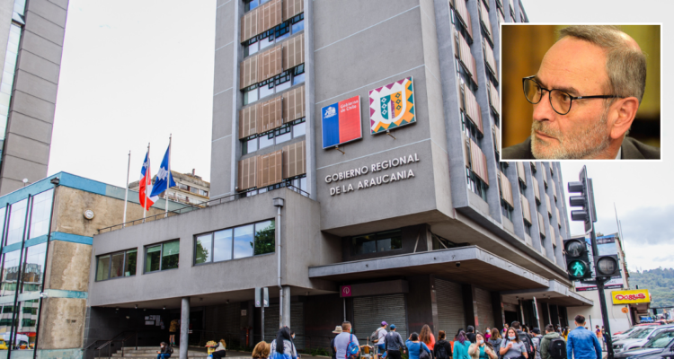 Denuncian en Contraloría al gobernador de La Araucanía por cambiar de sus funciones a dirigente