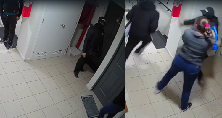 Delincuentes huyen tras ser sorprendidos 2 minutos después por dueños de departamento donde robaban