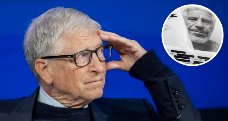 Bill Gates y en miniatura correos de Jeffrey Epstein