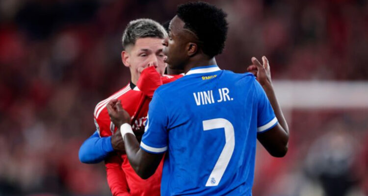 Gianluca Prestianni y Vinicius