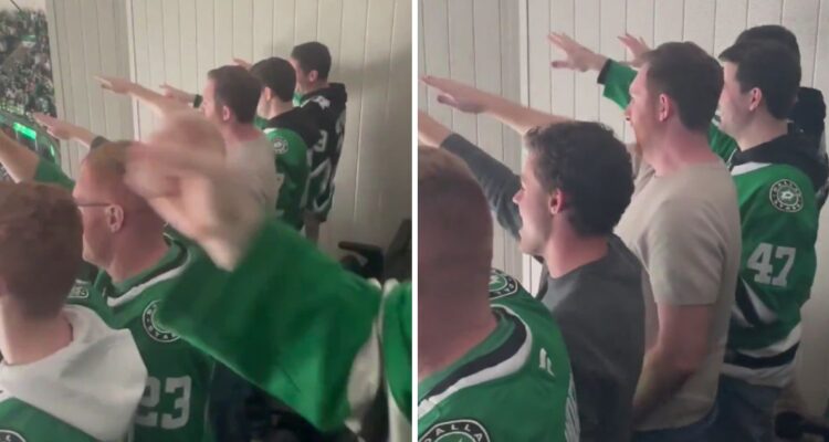 Hombres realizaron saludo nazi en partido de los Dallas Stars de la NHL.