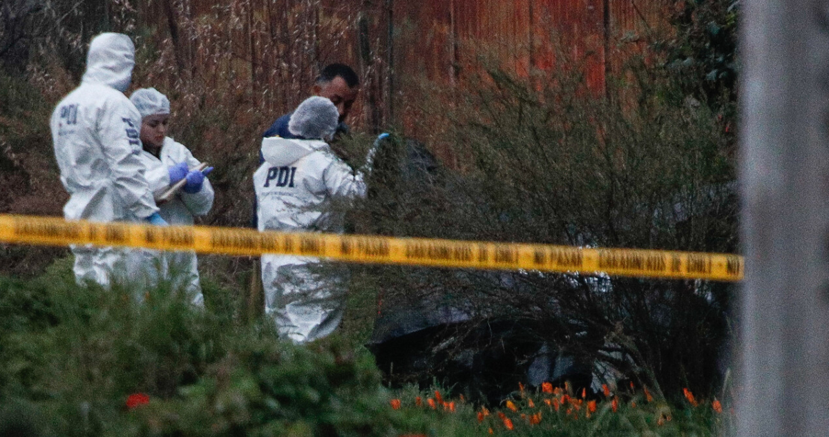 Trabajo de la Brigada de Homicidios de la PDI.