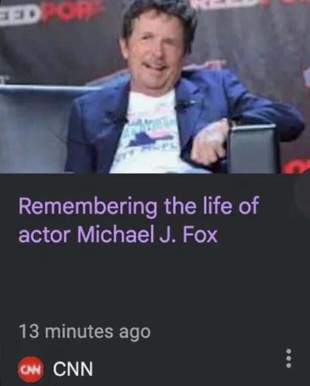 ¿Murió Michael J. Fox? publicación de CNN desató la alarma entre fanáticos del actor