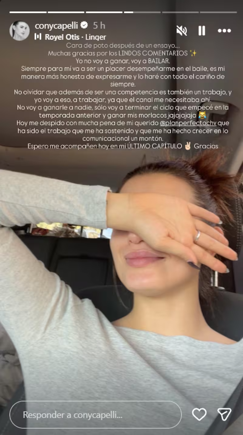 Cony Capelli confirma que sale de Plan Perfecto tras anunciar revancha en Fiebre de Baile