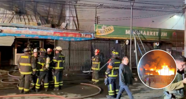 Dos adultos mayores murieron tras incendio de sus locales comerciales en Padre Hurtado