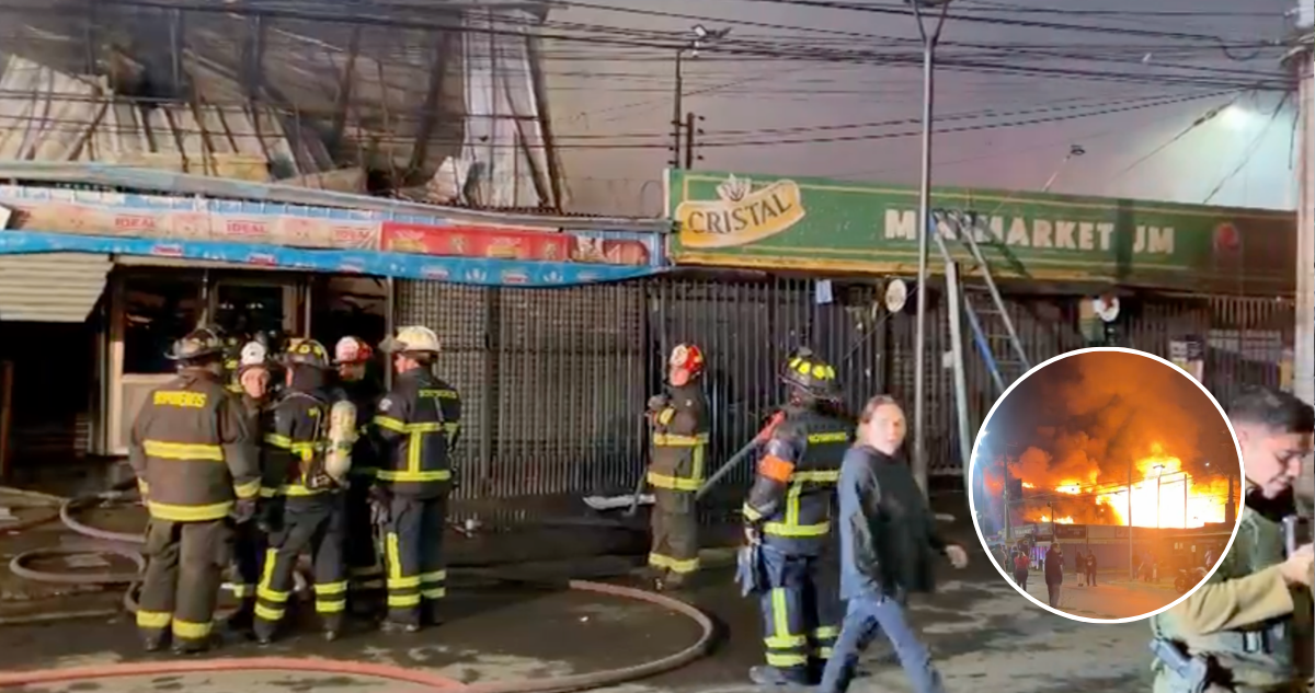 Dos adultos mayores murieron tras incendio de sus locales comerciales en Padre Hurtado