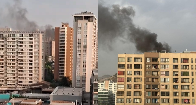 Independencia: incendio en piso 10 de edificio genera densa columna de humo y moviliza a Bomberos