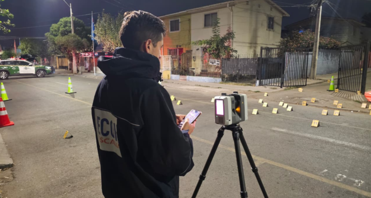 Fiscalía ECOH trabaja en el sitio del suceso.