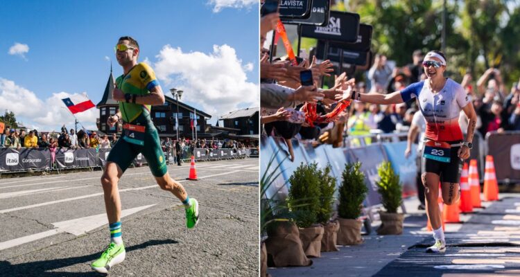 La alegría de los ganadores del Ironman 70.3 de Puerto Varas