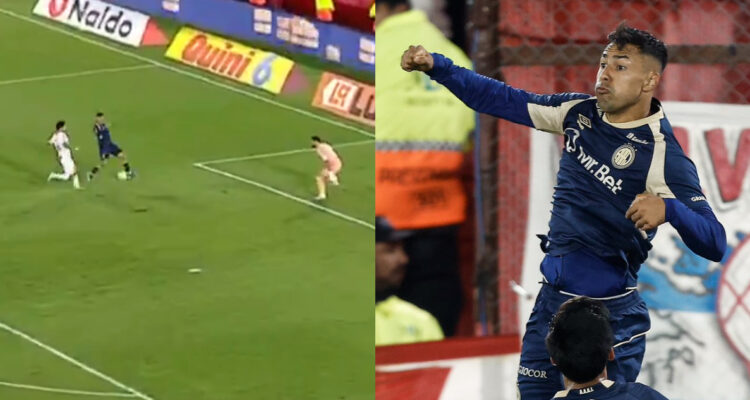 Iván Morales gol en Argentinos Juniors ante Huracán