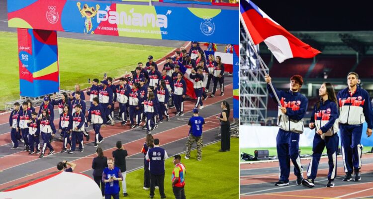 Team Chile participó de Inauguración de los Juegos Suramericanos de la Juventud de Panamá