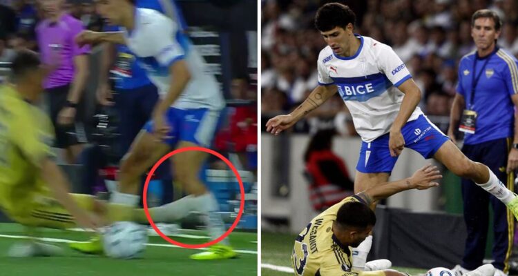 Justo Giani comentó patadón que recibió ante Boca.