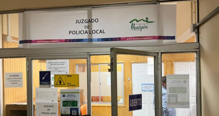 Juzgado de Policía Local de Hualpén: juez con licencia médica y secretaria suspendida de funciones