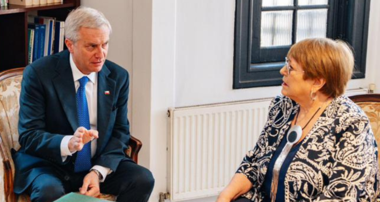 Kast reafirma que Chile no respaldará candidatura de Michelle Bachelet y cuestiona labor de la ONU
