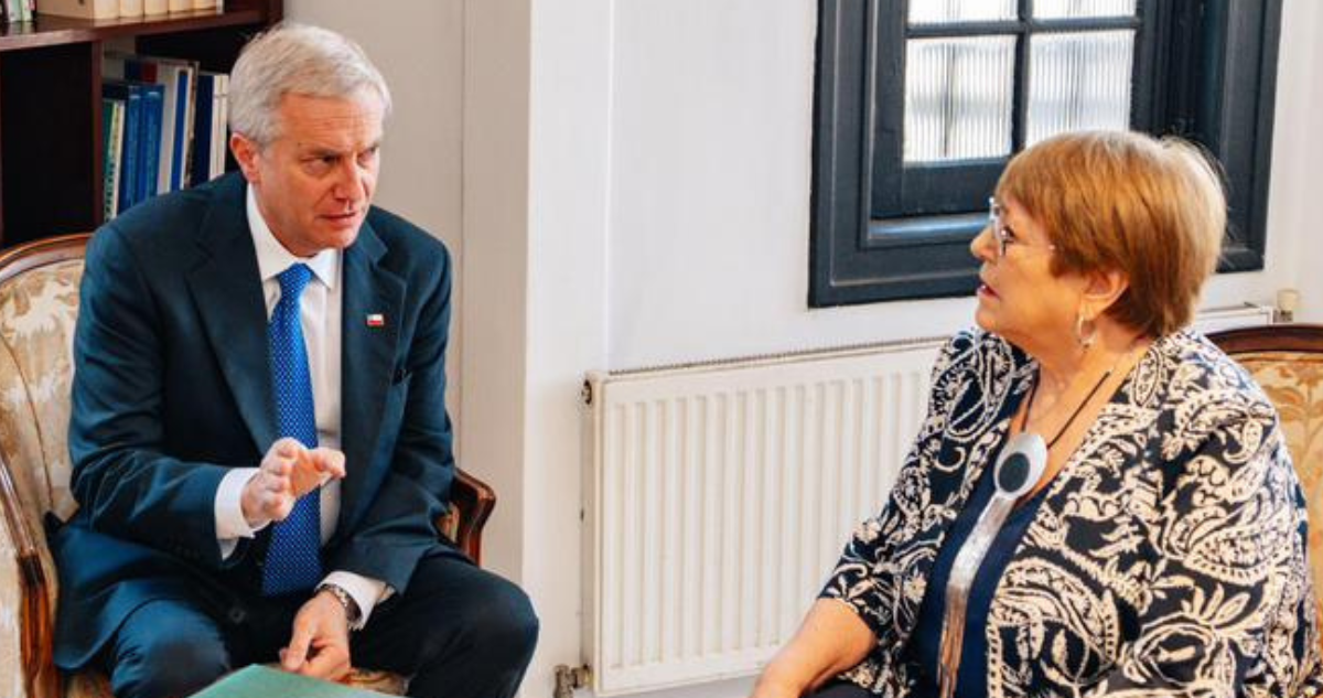 Kast reafirma que Chile no respaldará candidatura de Michelle Bachelet y cuestiona labor de la ONU