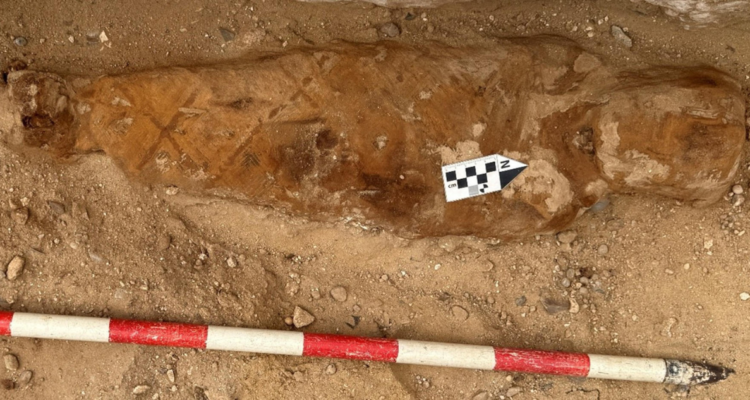 encuentran fragmento de La Ilíada en Momia