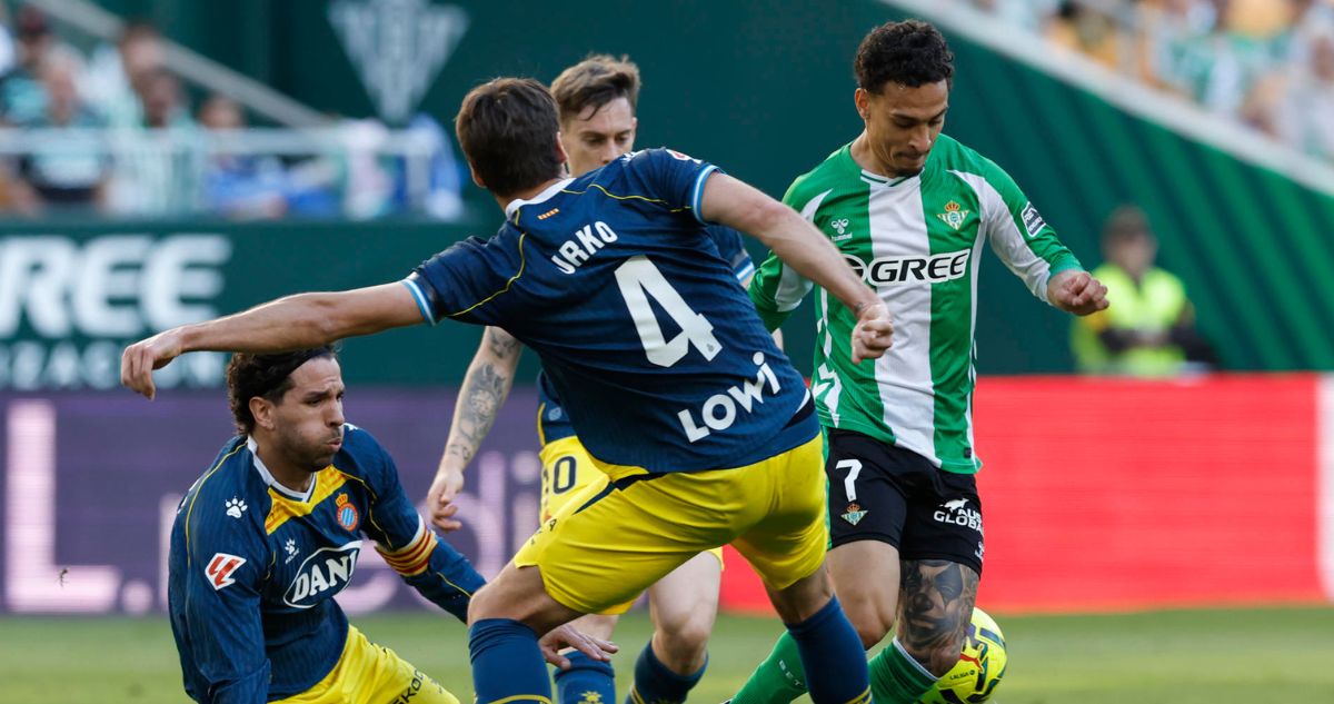 Real Betis no pasó del empate ante Espanyol en La Liga.