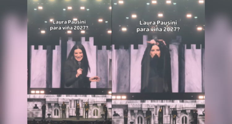 ¿Laura Pausini en Viña 2027? Cantante bromeó sobre su posible participación durante concierto en Chile