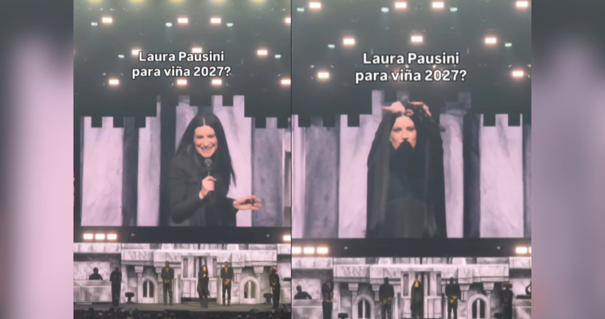 ¿Laura Pausini en Viña 2027? Cantante bromeó sobre su posible participación durante concierto en Chile