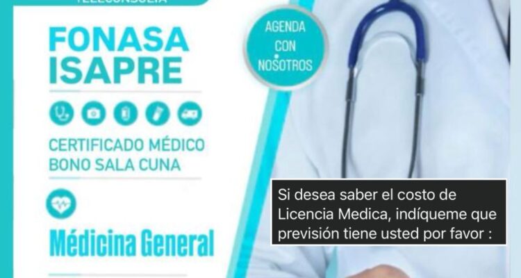 Licencias médicas en región de Los Lagos