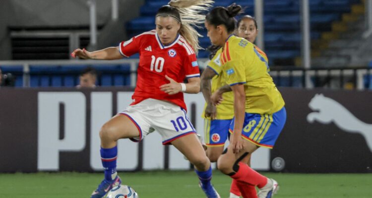 La Roja cayó ante Colombia en la Liga de Naciones Femenina.