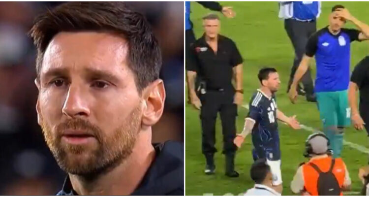 Lionel Messi en el Argentina Zambia