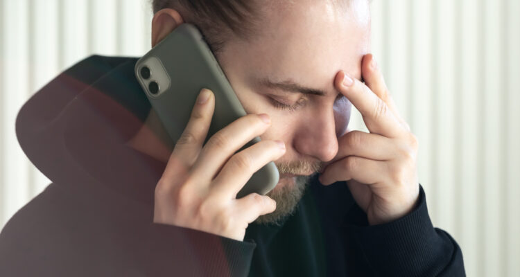 Foto referencial para una llamada spam