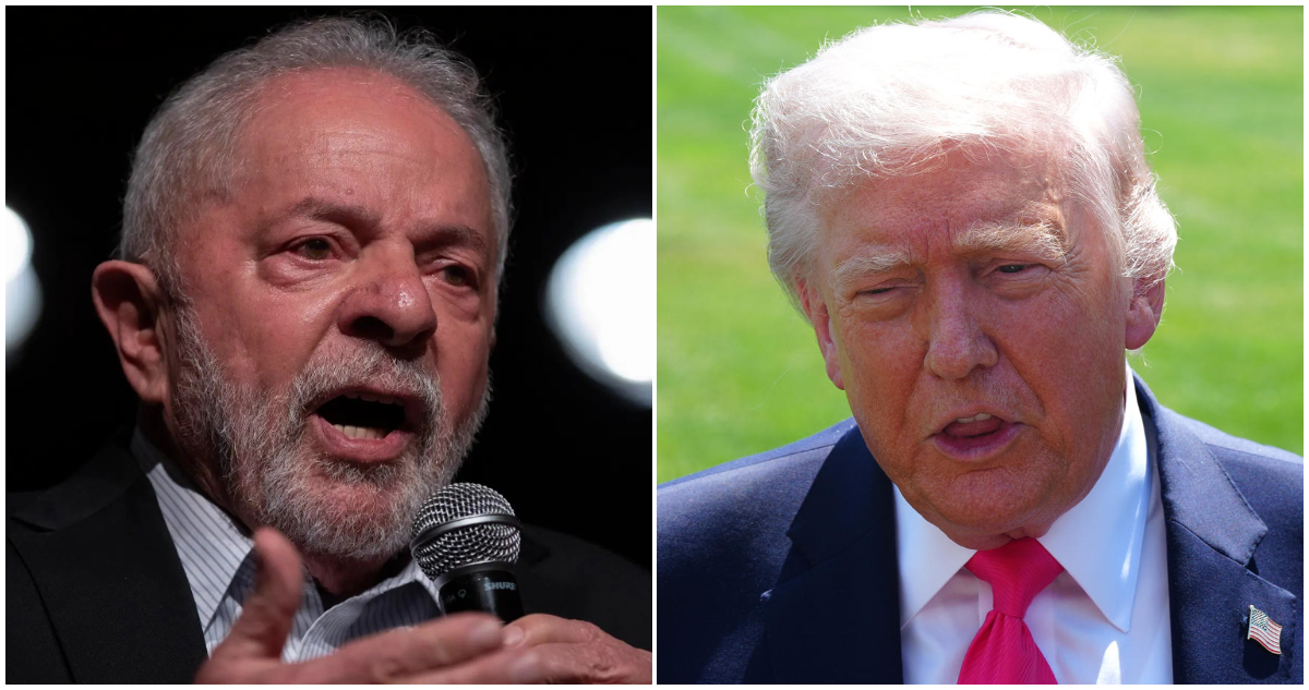 Los presidentes de Brasil y EEUU, Lula da Silva y Donald Trump, respectivamente