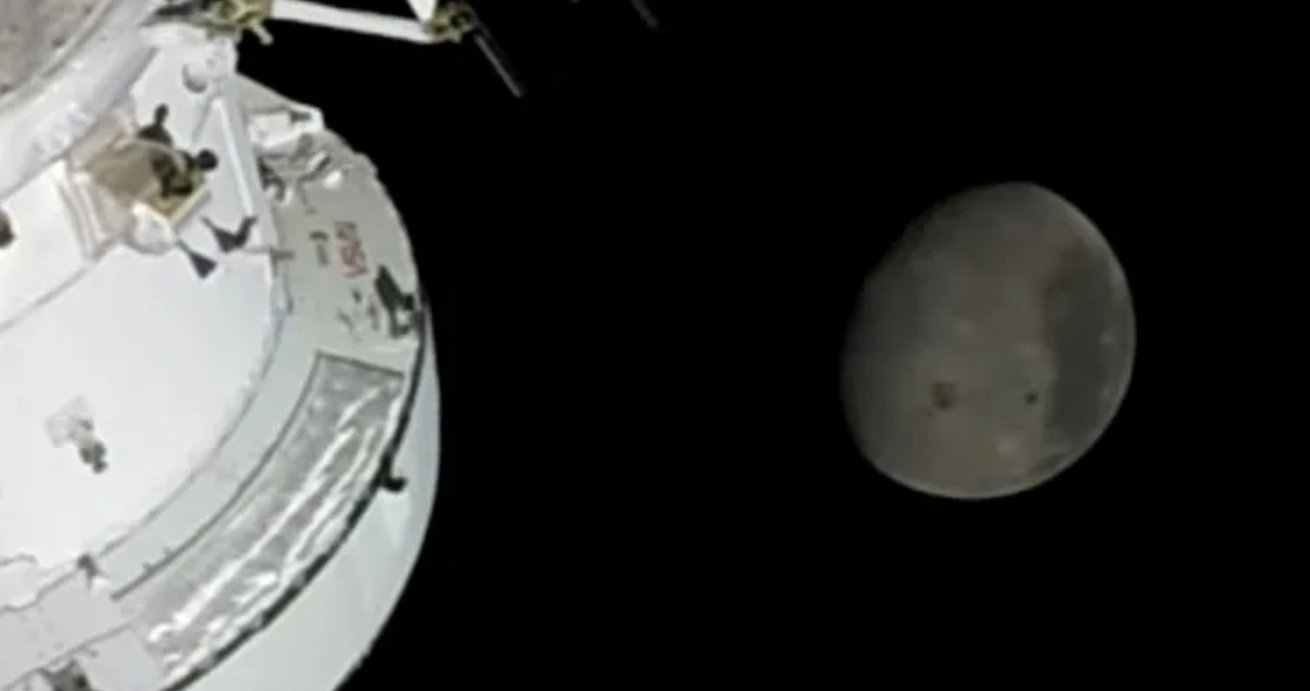 Foto de la Luna desde Orión