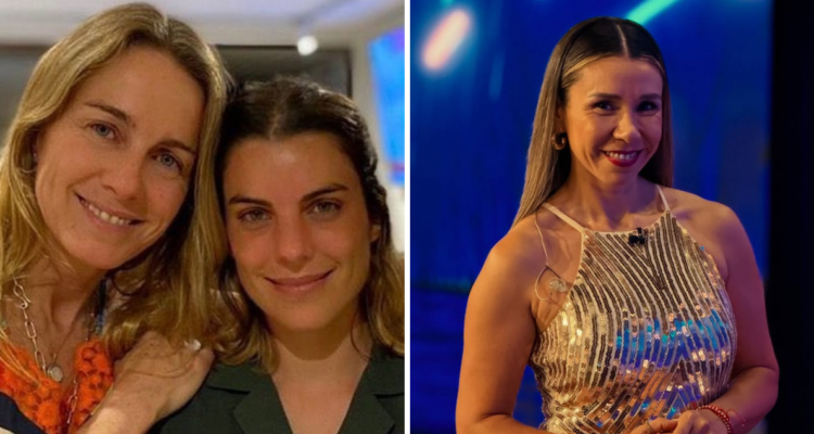 Maite Orsini junto a su madre, Maite Pascal, y Cecilia Gutiérrez