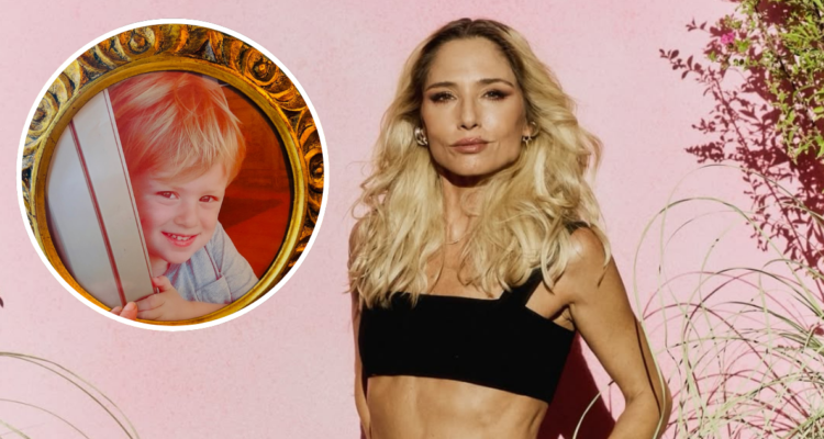 Mane Swett y en miniatura fotografía de su hijo Santiago